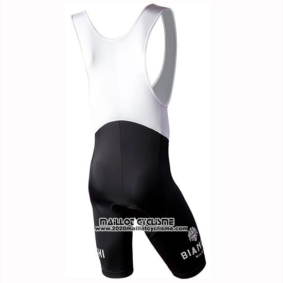 2019 Maillot Ciclismo Bianchi Milano Conca Noir Rouge Manches Courtes et Cuissard
