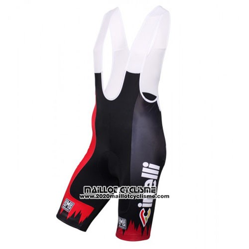 2016 Maillot Ciclismo Cinelli Chrome Rouge et Noir Manches Courtes et Cuissard