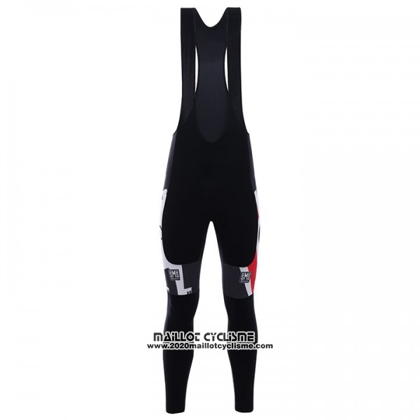 2017 Maillot Ciclismo Cinelli Chrome Noir et Blanc Manches Longues et Cuissard
