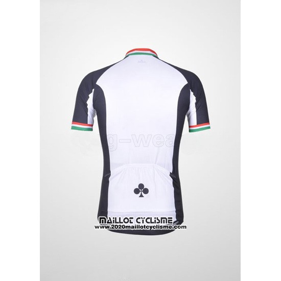 2011 Maillot Ciclismo Colnago Blanc et Noir Manches Courtes et Cuissard