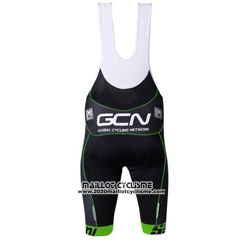2016 Maillot Ciclismo GCN Gris et Vert Manches Courtes et Cuissard
