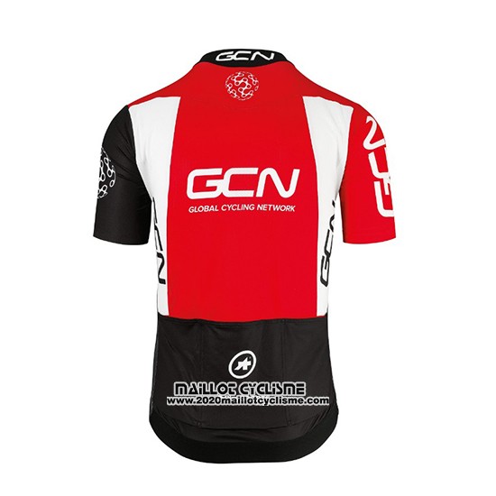 2018 Maillot Ciclismo GCN Noir et Rouge Manches Courtes et Cuissard