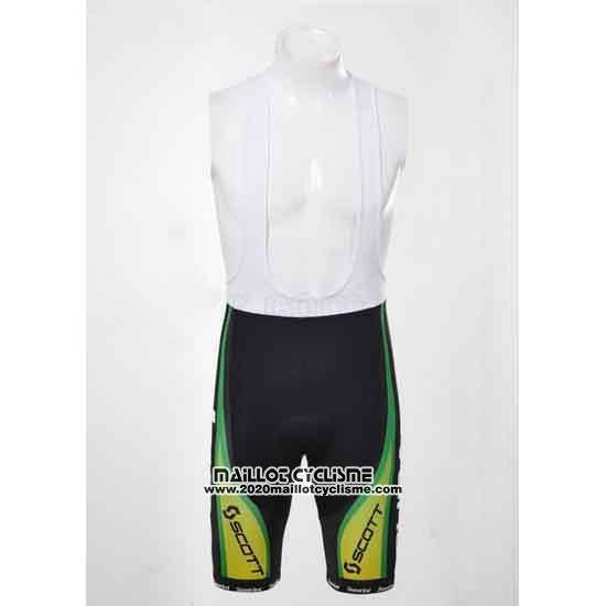 2012 Maillot Ciclismo GreenEDGE Noir et Vert Manches Courtes et Cuissard