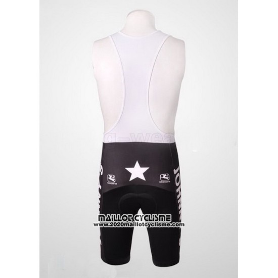 2010 Maillot Ciclismo Johnnys Jaune et Noir Manches Courtes et Cuissard