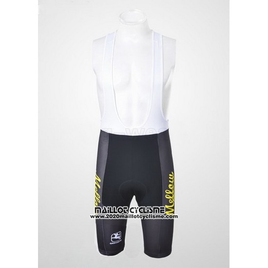2010 Maillot Ciclismo Johnnys Noir et Jaune Manches Courtes et Cuissard