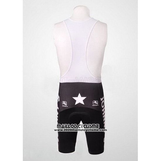2010 Maillot Ciclismo Johnnys Orange et Noir Manches Courtes et Cuissard
