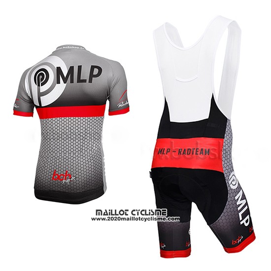 2013 Maillot Ciclismo Mlp Team Bergstrasse Gris Manches Courtes et Cuissard