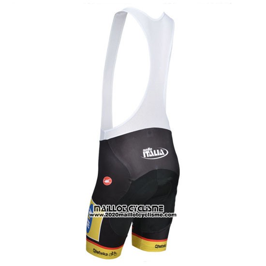 2014 Maillot Ciclismo Mtn Noir et Jaune Manches Courtes et Cuissard