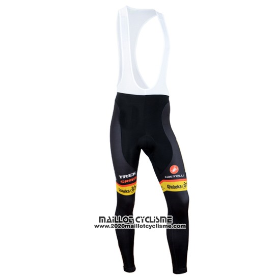 2014 Maillot Ciclismo Mtn Noir et Jaune Manches Longues et Cuissard