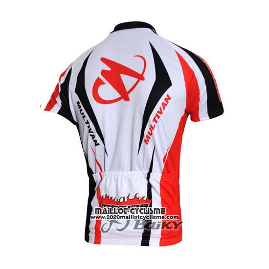 2011 Maillot Ciclismo Merida Noir et Rouge Manches Courtes et Cuissard