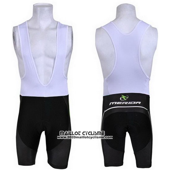 2013 Maillot Ciclismo Merida Noir et Vert Manches Courtes et Cuissard