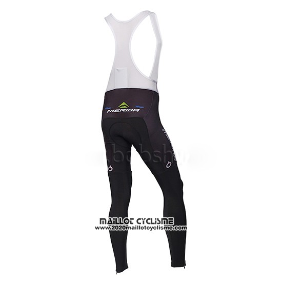 2014 Maillot Ciclismo Multivan Merida Vert et Blanc Manches Longues et Cuissard