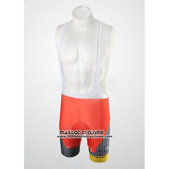 2010 Maillot Ciclismo Radioshack Orange et Gris Manches Courtes et Cuissard