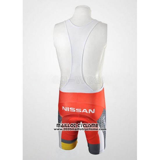 2010 Maillot Ciclismo Radioshack Orange et Gris Manches Courtes et Cuissard