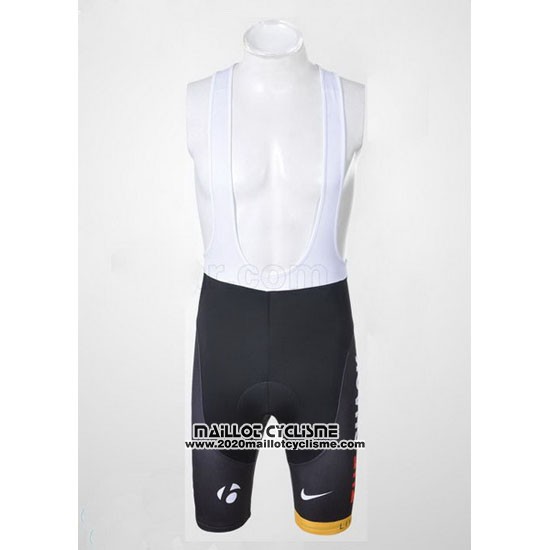 2011 Maillot Ciclismo Radioshack Blanc et Rouge Manches Courtes et Cuissard