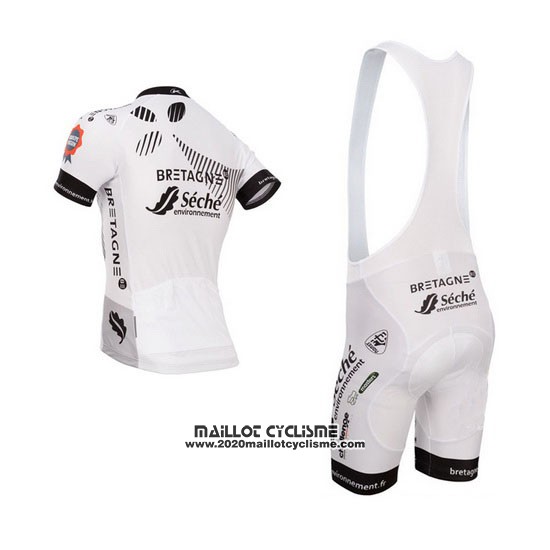 2015 Maillot Ciclismo Seche Noir et Blanc Manches Courtes et Cuissard