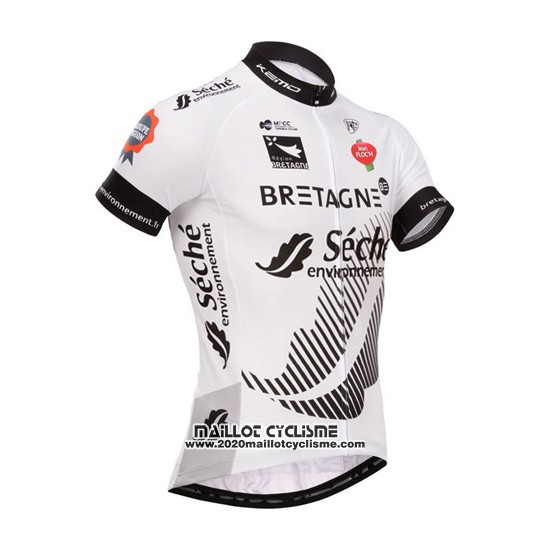 2015 Maillot Ciclismo Seche Noir et Blanc Manches Courtes et Cuissard