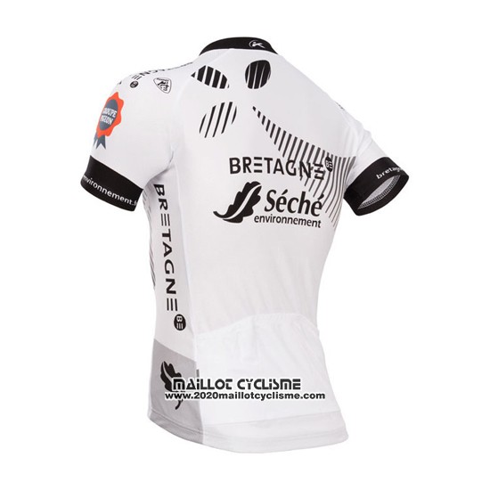 2015 Maillot Ciclismo Seche Noir et Blanc Manches Courtes et Cuissard
