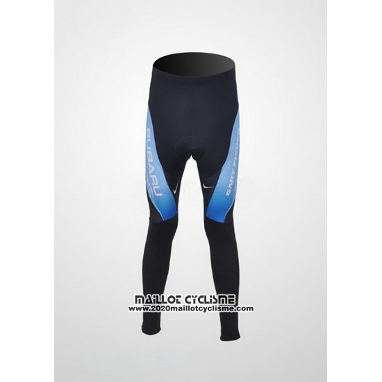2011 Maillot Ciclismo Subaru Azur et Noir Manches Longues et Cuissard