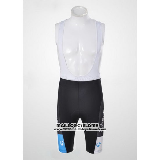 2011 Maillot Ciclismo Subaru Noir et Blanc Manches Courtes et Cuissard