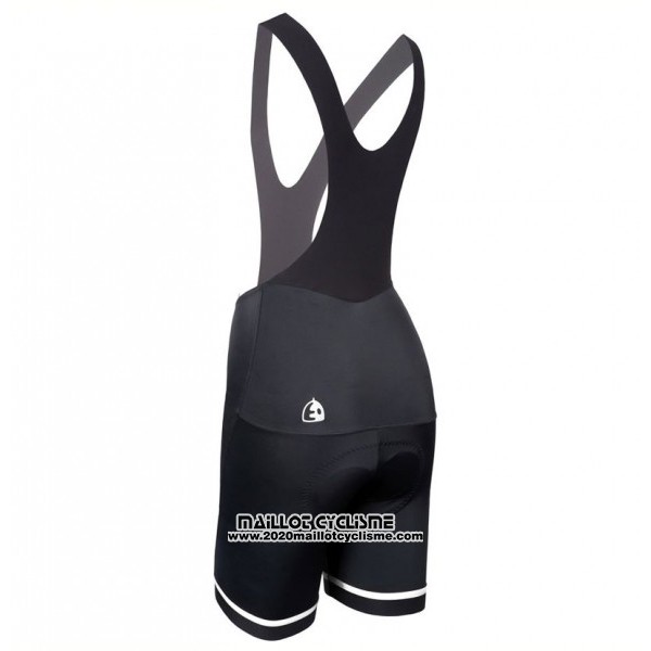 2017 Maillot Ciclismo Femme Etxeondo Neo Noir et Blanc Manches Courtes et Cuissard