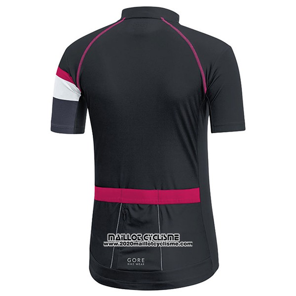 2017 Maillot Ciclismo Femme Gore Bike Wear Noir Manches Courtes et Cuissard