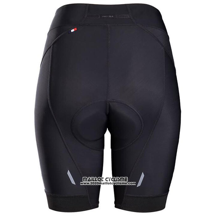 2020 Maillot Cyclisme Femme Bontrage Fuchsia Fonce Bleu Manches Courtes et Cuissard