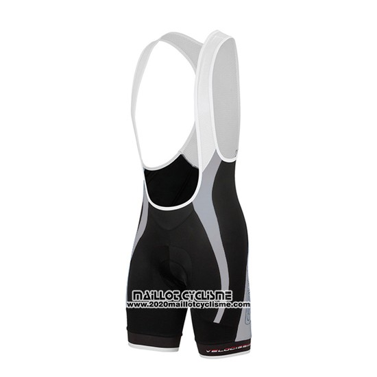 2016 Maillot Ciclismo Femme Castelli Noir et Rouge Manches Courtes et Cuissard