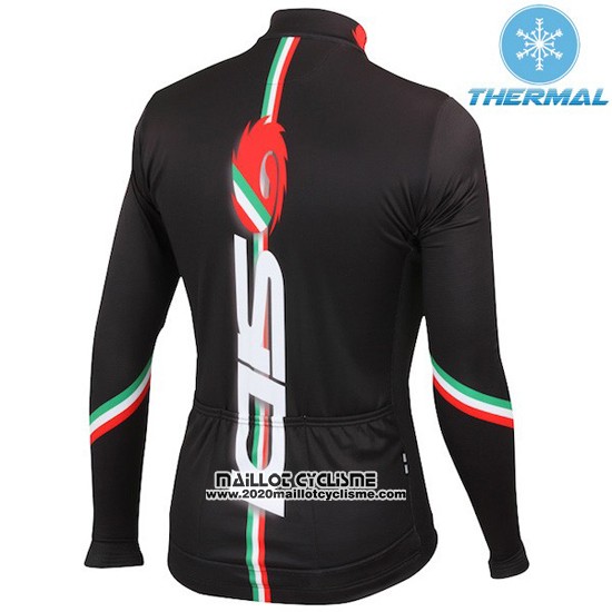 2016 Maillot Ciclismo Femme Castelli Profond Noir Manches Longues et Cuissard