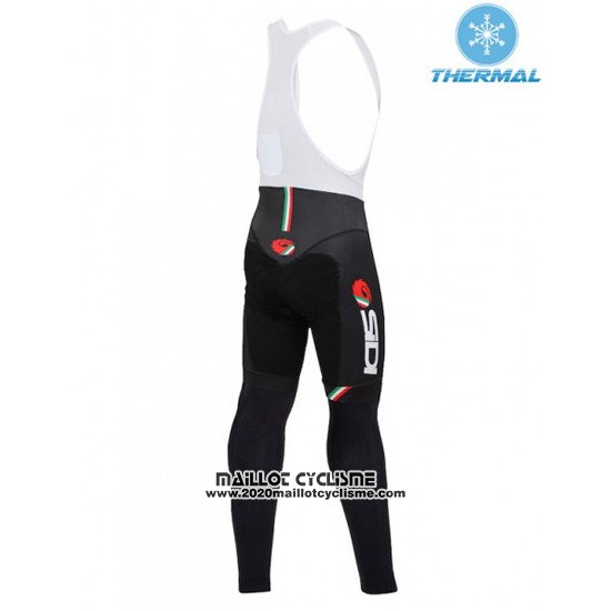 2016 Maillot Ciclismo Femme Castelli Profond Noir Manches Longues et Cuissard