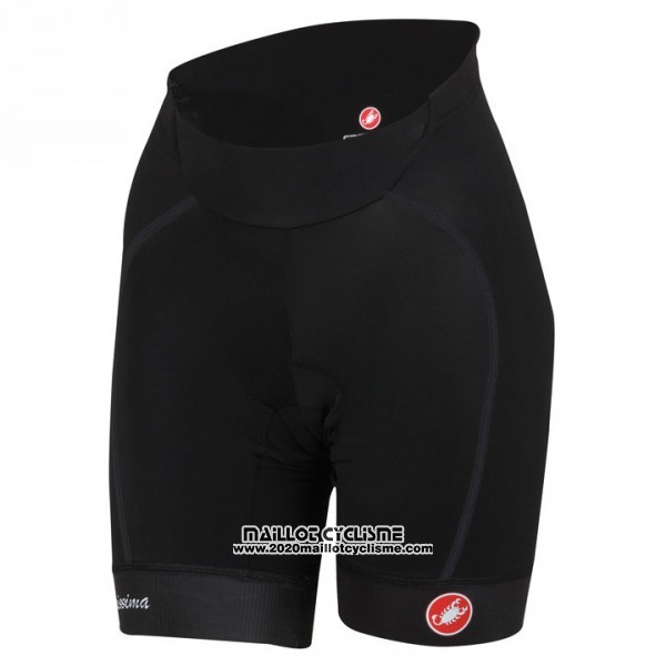 2017 Maillot Ciclismo Femme Castelli Bleu Clair Manches Courtes et Cuissard