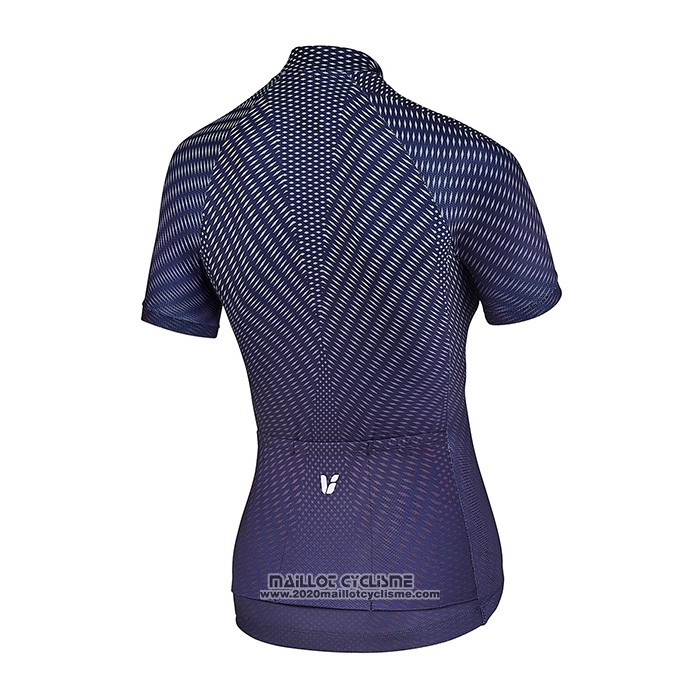2022 Maillot Cyclisme Femme Liv Profond Bleu Manches Courtes et Cuissard