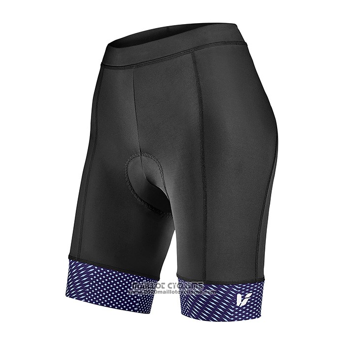 2022 Maillot Cyclisme Femme Liv Profond Bleu Manches Courtes et Cuissard