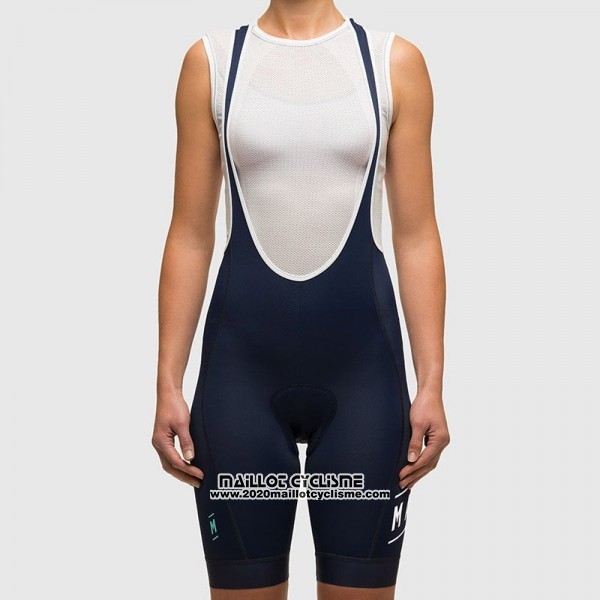 2017 Maillot Ciclismo Femme MAAP Profond Bleu Manches Courtes et Cuissard