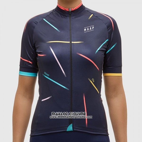 2017 Maillot Ciclismo Femme MAAP X Ella Noir Manches Courtes et Cuissard