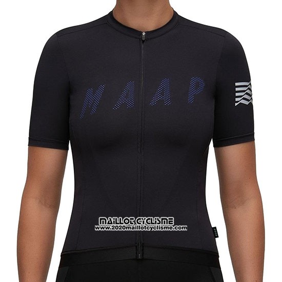 2019 Maillot Ciclismo Femme MAAP Escape Noir Manches Courtes et Cuissard
