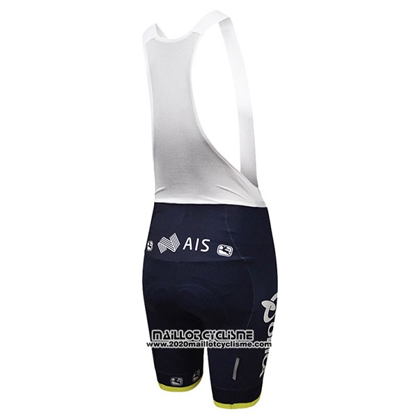 2017 Maillot Ciclismo Femme Scott Noir et Jaune Manches Courtes et Cuissard