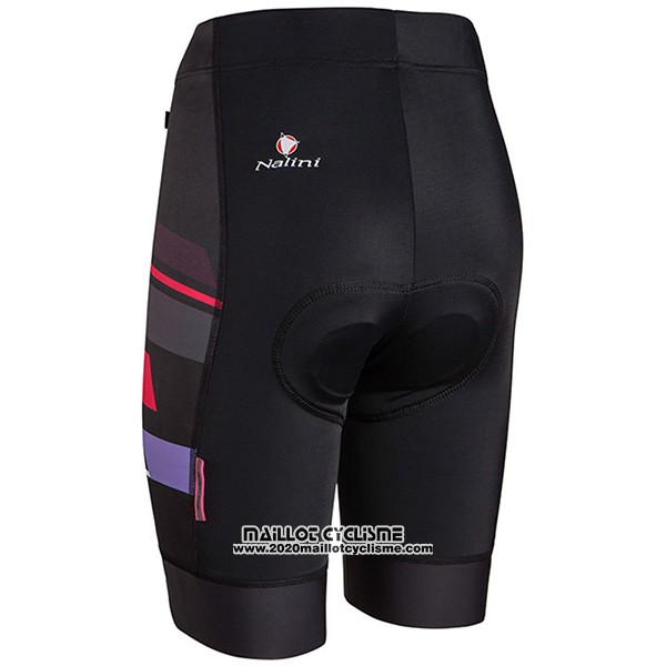 2017 Maillot Ciclismo Femme Nalini Dolomiti Rouge Manches Courtes et Cuissard