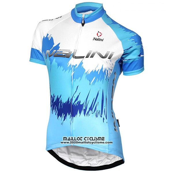 2017 Maillot Ciclismo Femme Nalini Sfiziosa Celsete Manches Courtes et Cuissard