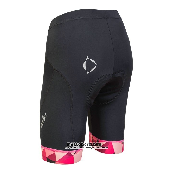 2018 Maillot Ciclismo Femme Nalini Chic Rouge Manches Courtes et Cuissard