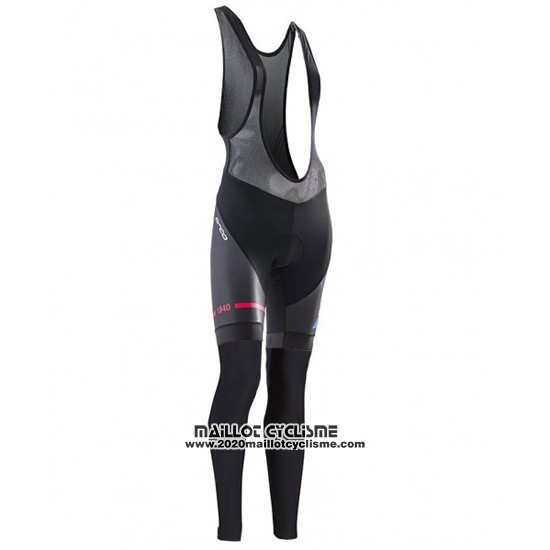 2016 Maillot Ciclismo Femme Orbea Bleu et Noir Manches Longues et Cuissard