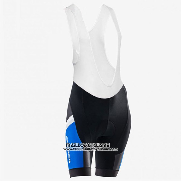 2017 Maillot Ciclismo Femme Orbea Bleu et Blanc Manches Courtes et Cuissard