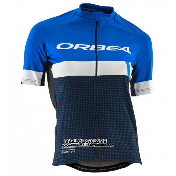 2017 Maillot Ciclismo Femme Orbea Noir et Bleu Manches Courtes et Cuissard