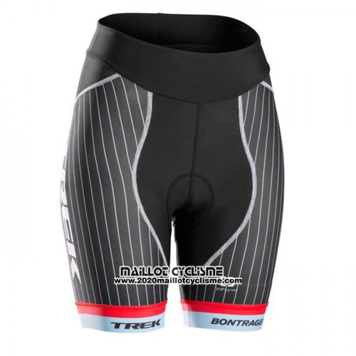 2015 Maillot Ciclismo Trek Bleu et Noir Manches Courtes et Cuissard