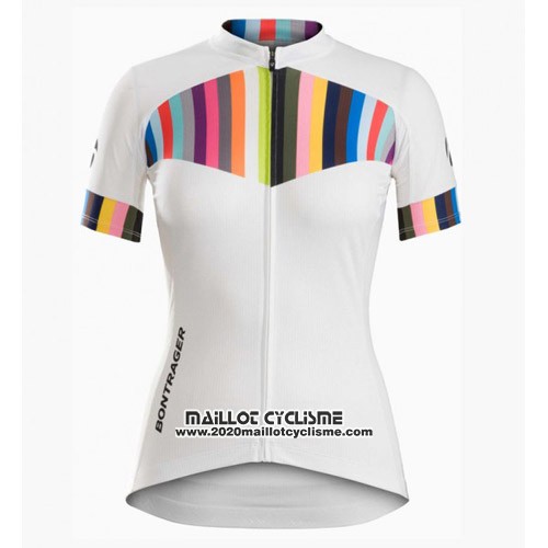 2016 Maillot Ciclismo Trek Orange et Blanc Manches Courtes et Cuissard