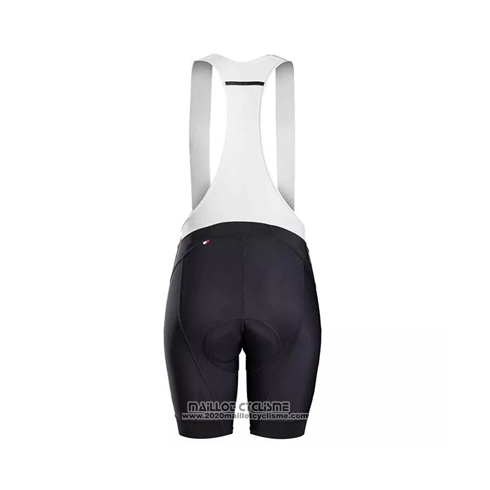 2021 Maillot Cyclisme Femme Trek Blanc Bleu Clair Manches Courtes et Cuissard