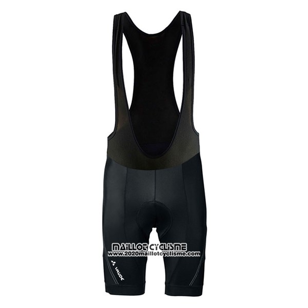 2017 Maillot Ciclismo Femme Vaude Gris et Noir Manches Courtes et Cuissard