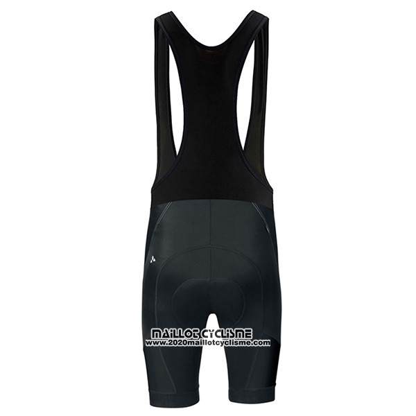 2017 Maillot Ciclismo Femme Vaude Gris et Noir Manches Courtes et Cuissard