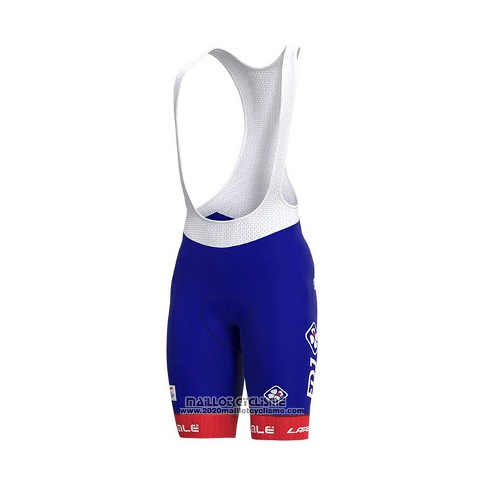 2022 Gilet Coupe Vent Groupama-FDJ Blanc Bleu Manches Courtes et Cuissard