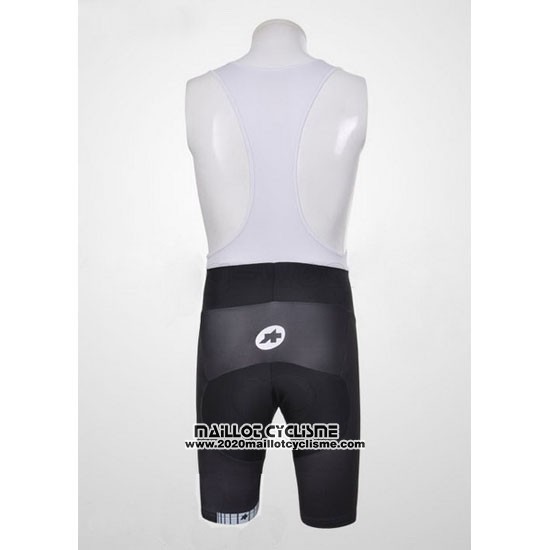 2011 Maillot Ciclismo Assos Blanc et Jaune Manches Courtes et Cuissard